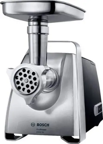 Grirëse mishi Bosch MFW68660, 800W, 4.3kg / min, e argjendtë