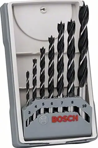 Set shpues për dru Bosch Robust Line, 7 copë
