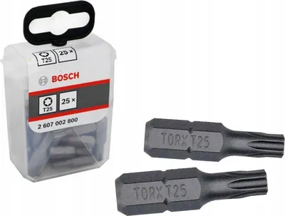 Majë kaçavidash Bosch EXH, T25x25mm, 25 copë - 1