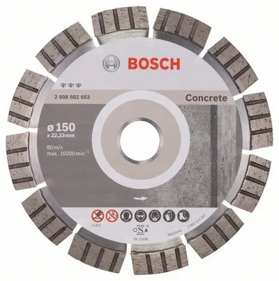 Disk prerës Bosch, 150 x 22 mm (2608602653) - 1