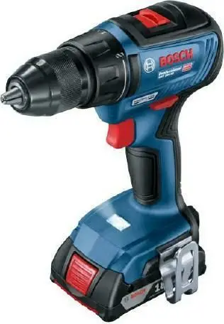 Trapan Bosch, 18V, i zi / kaltër / kuq