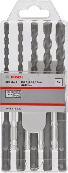 Set turjela Bosch SDS-Plus S1 (2608579120 & 2608680257)