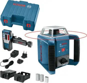 Nivelues me laser Bosch GRL 400 H, 400m, i kuq