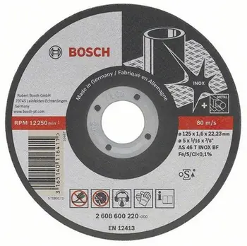 Disk për prerje Bosch INOX Rapido 125mm (2.608.600.549)