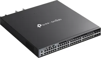 Switch TP-Link Omada 48-Port Gigabit Stackable L3 Managed PoE+, 6 10G SFP+, Rack 1U