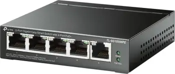 Switch TP-Link 5-Port Gigabit Easy Smart, 4-Port PoE+, Ethernet Gigabit, i zi