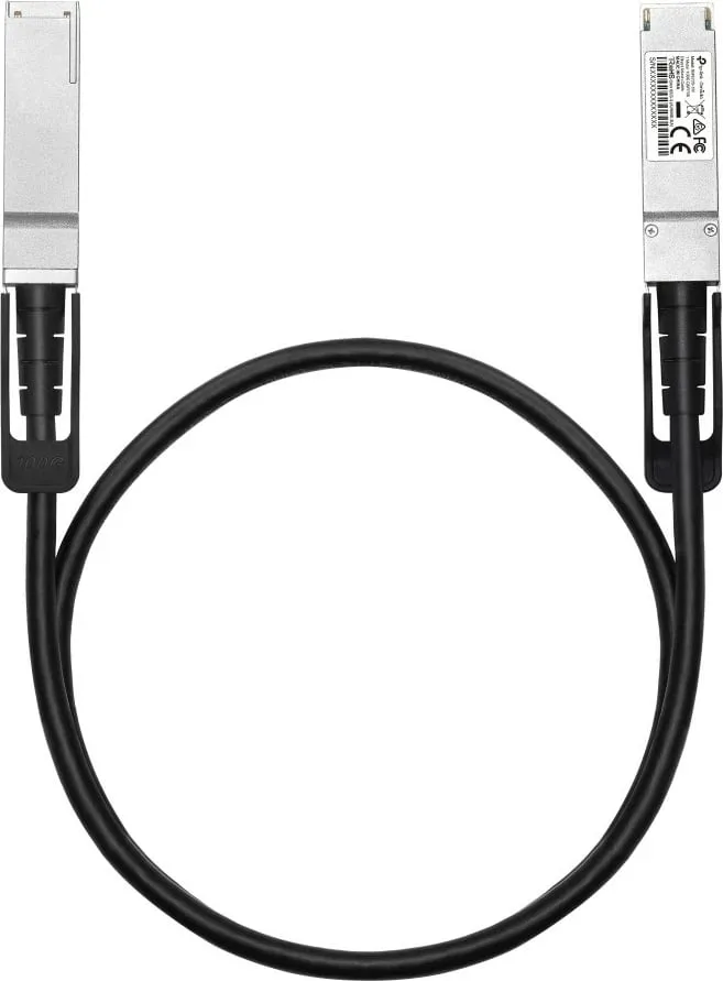 Kabllo Twinax TP-Link Omada SM9220-1M, 1 m, QSFP28, e zezë - 1