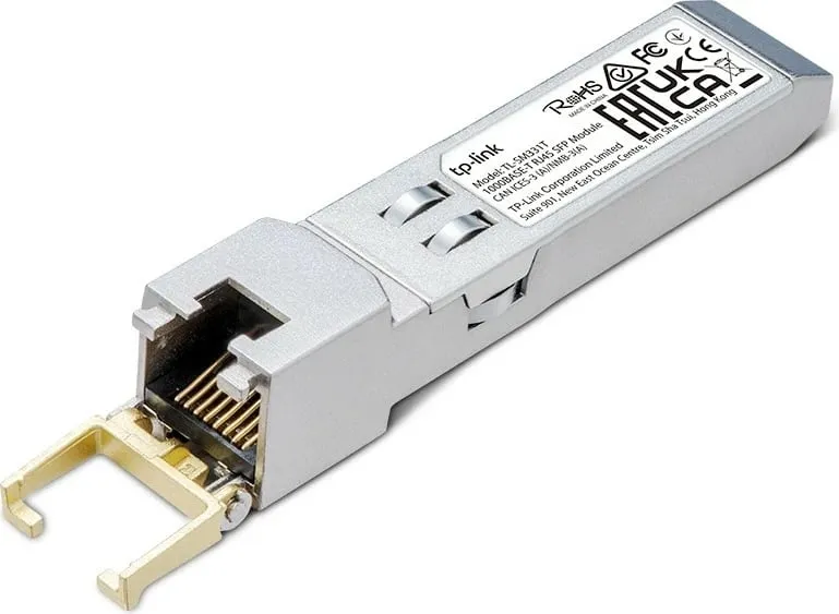 Modul SFP TP-Link 1000BASE-T, RJ45, 1250 Mbit/s, 300m, argjendtë - 2