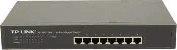 Switch, TP-Link, TL-SG1008 V9, 8 porte Gigabit, i pamenaxhuar, metal, i zi