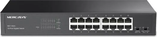 Switch TP-Link Mercusys MS116GS 16 porta Gigabit, desktop/rackmount, i zi - 1
