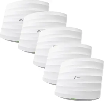 Access point TP-Link EAP245 AC1750 MU-MIMO dual-band PoE montim ne tavan set 5-cope e bardhe