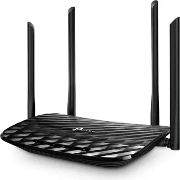 Router, TP-Link, Archer A6, e zezë