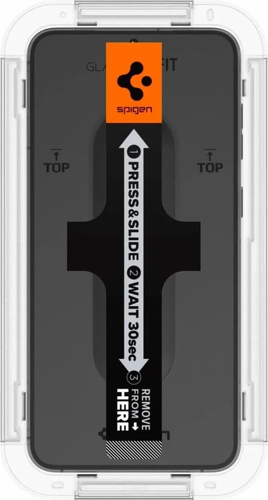 Mbrojtës ekrani Spigen Glas.TR EZ Fit, 2 copë, për Samsung Galaxy S23, transparent - 3