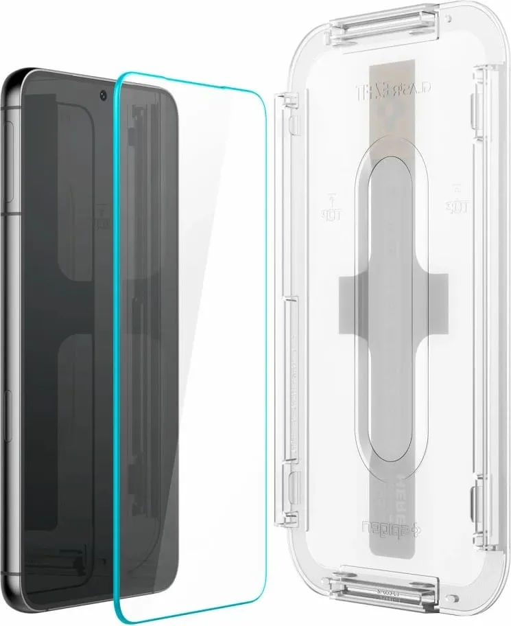 Mbrojtës ekrani Spigen Glas.TR EZ Fit, 2 copë, për Samsung Galaxy S23, transparent - 5