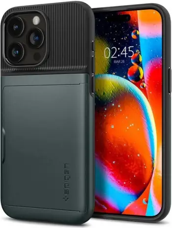 Mbështjellës Spigen Slim Armor CS për iPhone 15 Pro Max, Rozë