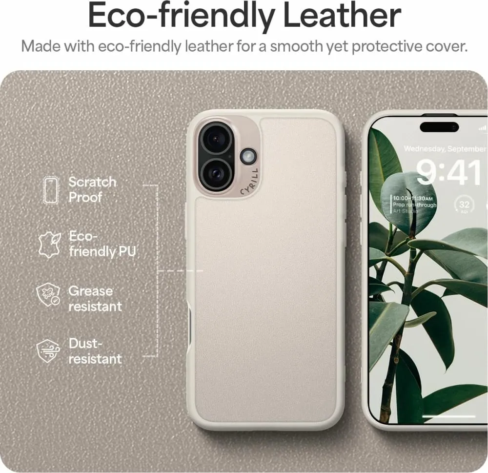 Mbështjellës Spigen Cyrill Kajuk Mag për iPhone 16, Bezhe - 10