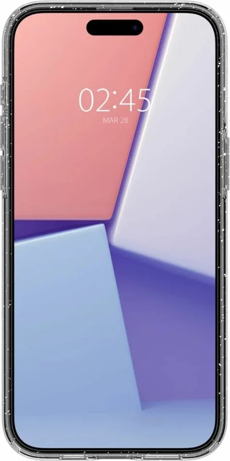 Mbështjellës për iPhone 15 Pro Max Spigen Liquid Crystal Glitter, transparent - 3