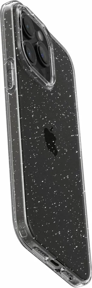 Mbështjellës për iPhone 15 Pro Max Spigen Liquid Crystal Glitter, transparent - 6