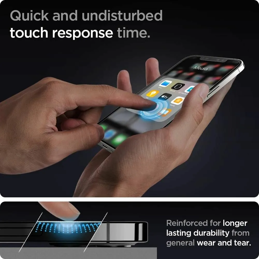 Xham mbrojtës Spigen Glass.Tr Ez Fit 2-Pack, për iPhone 12 /iPhone 12 Pro - 18