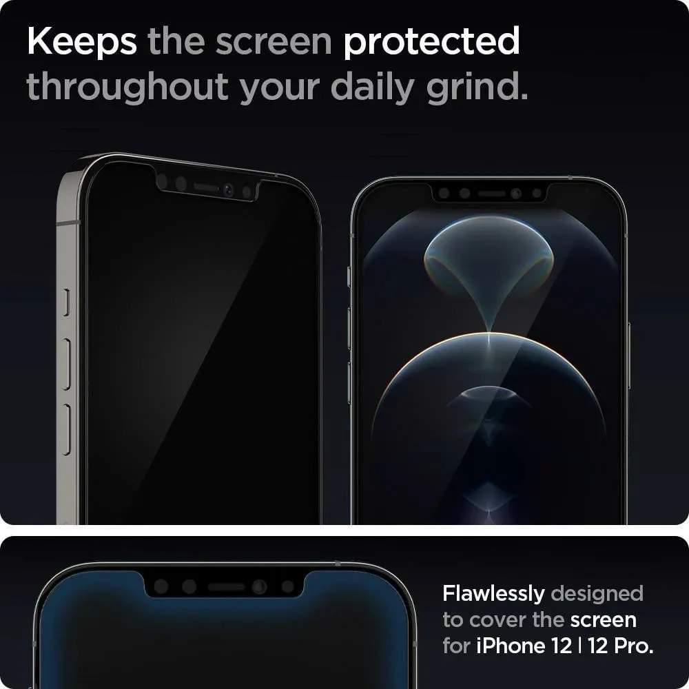 Xham mbrojtës Spigen Glass.Tr Ez Fit 2-Pack, për iPhone 12 /iPhone 12 Pro - 4