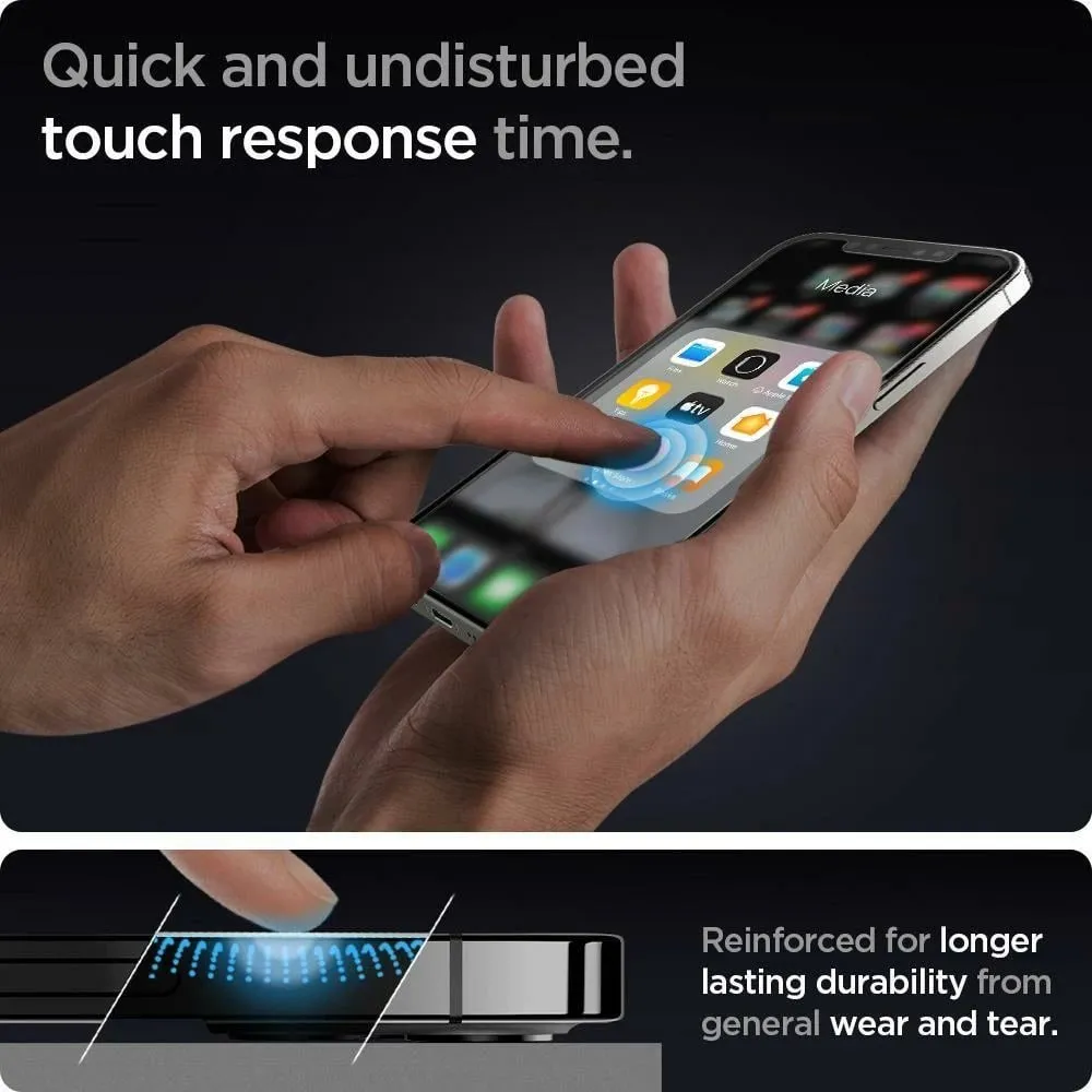 Xham mbrojtës Spigen Glass.Tr Ez Fit 2-Pack, për iPhone 12 /iPhone 12 Pro - 5