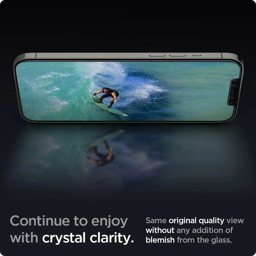 Xham mbrojtës Spigen Glass.Tr Ez Fit 2-Pack, për iPhone 12 /iPhone 12 Pro - 6