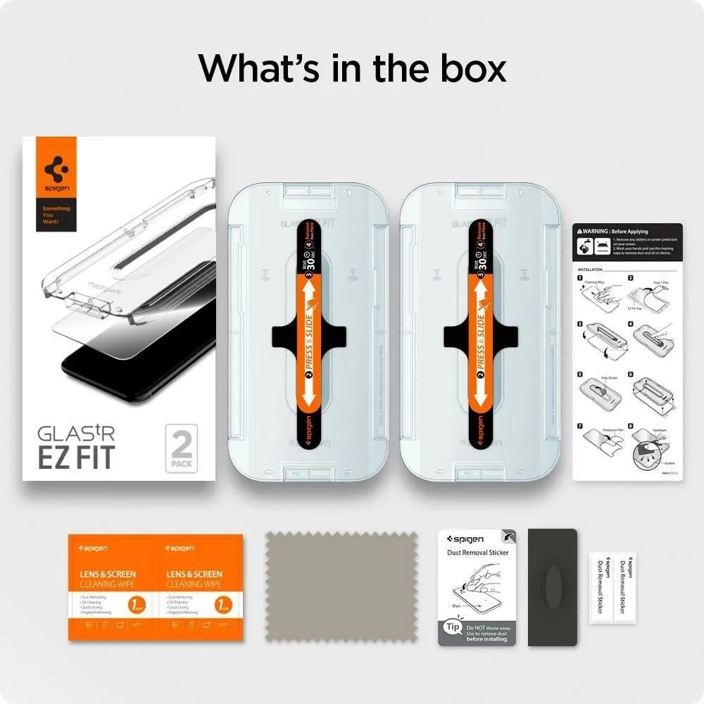 Xham mbrojtës Spigen Glass.Tr Ez Fit 2-Pack, për iPhone 12 /iPhone 12 Pro - 8