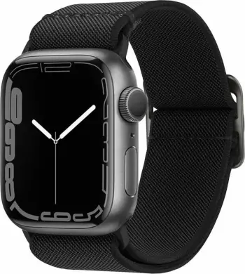Rrip ore Spigen Fit Lite, për Apple Watch 42/44mm, seri 2 3 4 5 6 SE, i zi