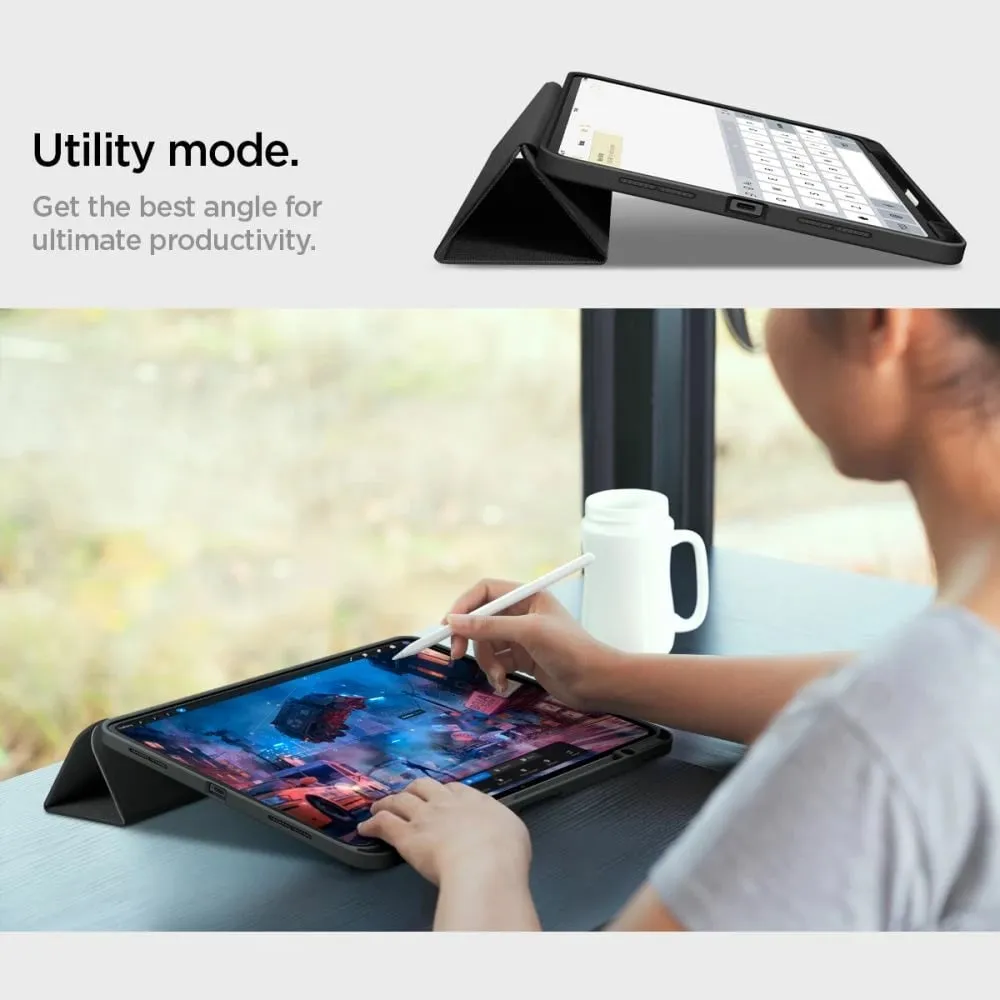 Mbulesë folio për tablet Spigen Urban Fit, iPad Pro 11" 2024, silikon, e zezë - 14