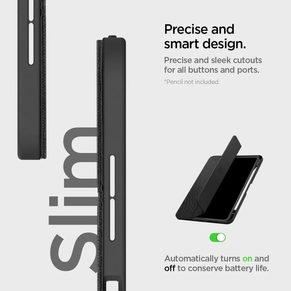 Mbulesë folio për tablet Spigen Urban Fit, iPad Pro 11" 2024, silikon, e zezë - 15