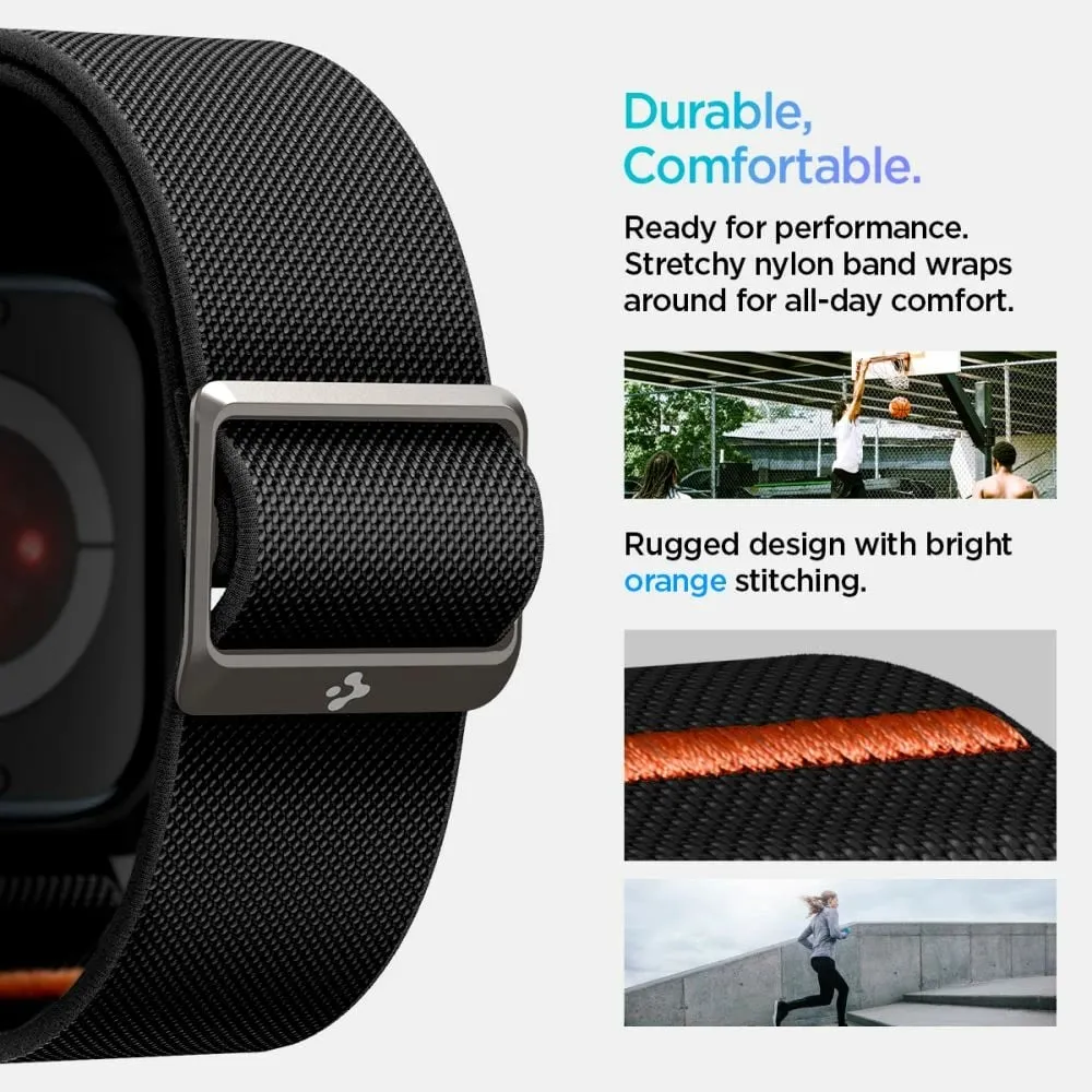 Rrip Spigen Lite Fit PRO për Apple Watch 10, 46mm, Zi - 12
