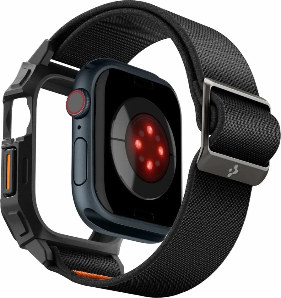 Rrip Spigen Lite Fit PRO për Apple Watch 10, 46mm, Zi - 8