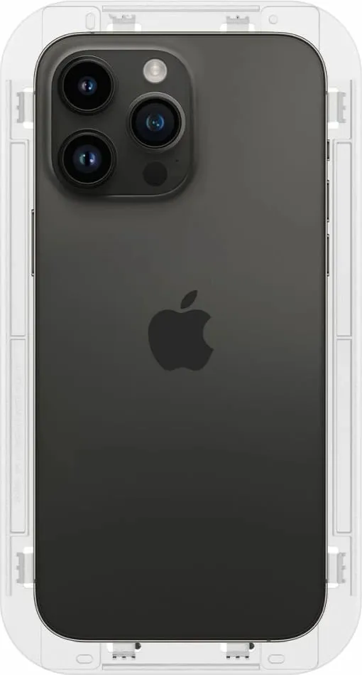 Xham mbrojtës Spigen për Apple iPhone 14 Pro, tempered glass, set 2 copë, transparent - 8