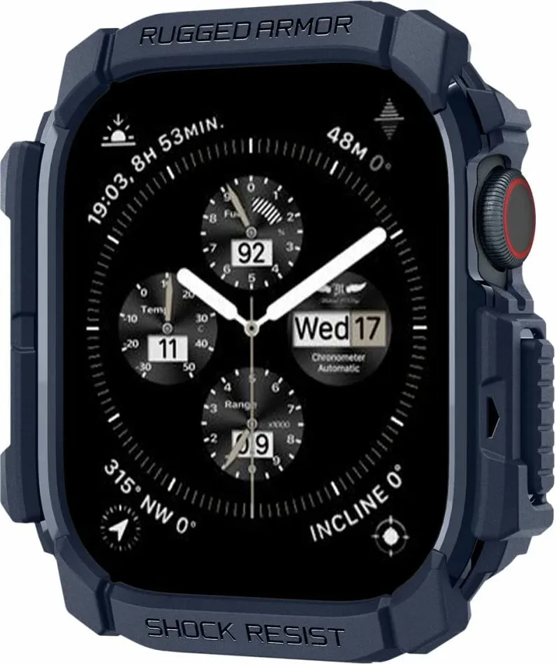 Mbrojtëse Spigen Rugged Armor për Apple Watch 10, 46mm, bezhë - 12
