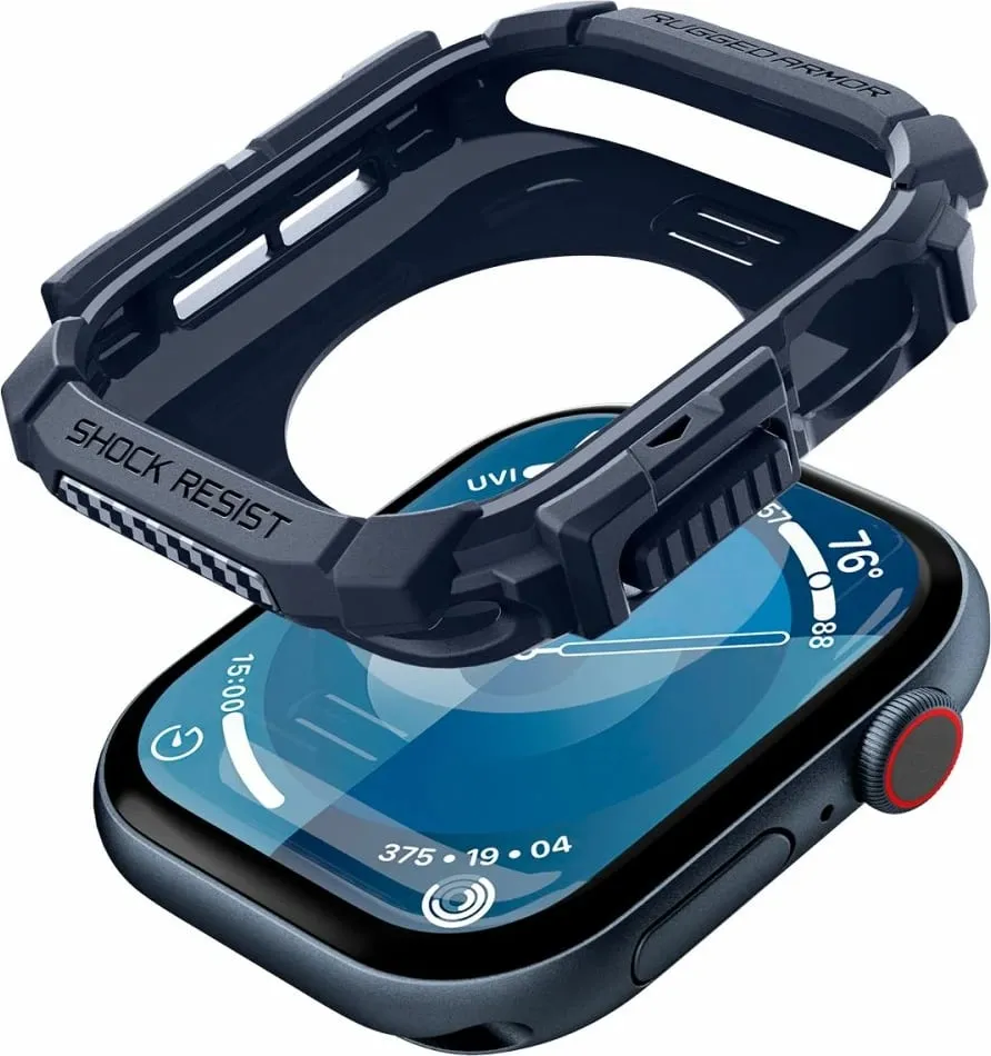 Mbrojtëse Spigen Rugged Armor për Apple Watch 10, 46mm, bezhë - 4
