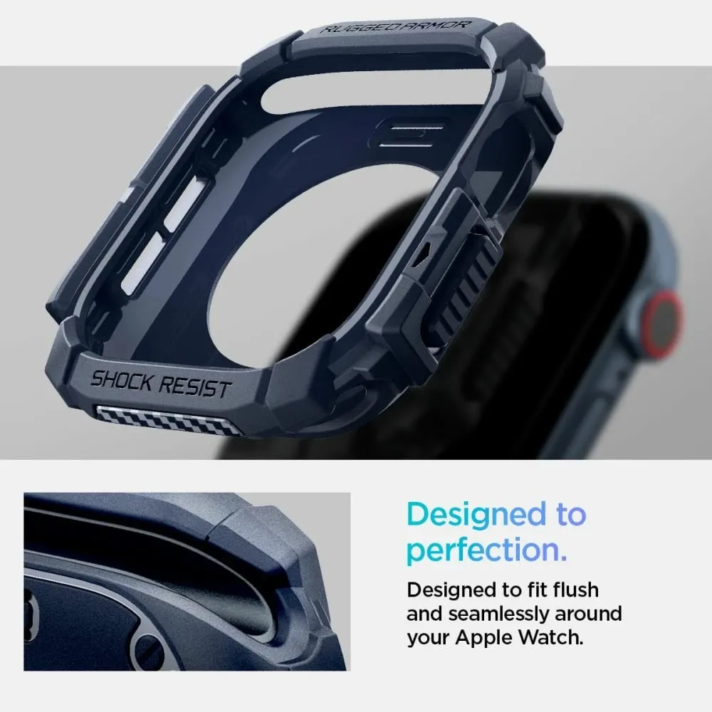 Mbrojtëse Spigen Rugged Armor për Apple Watch 10, 46mm, bezhë - 10