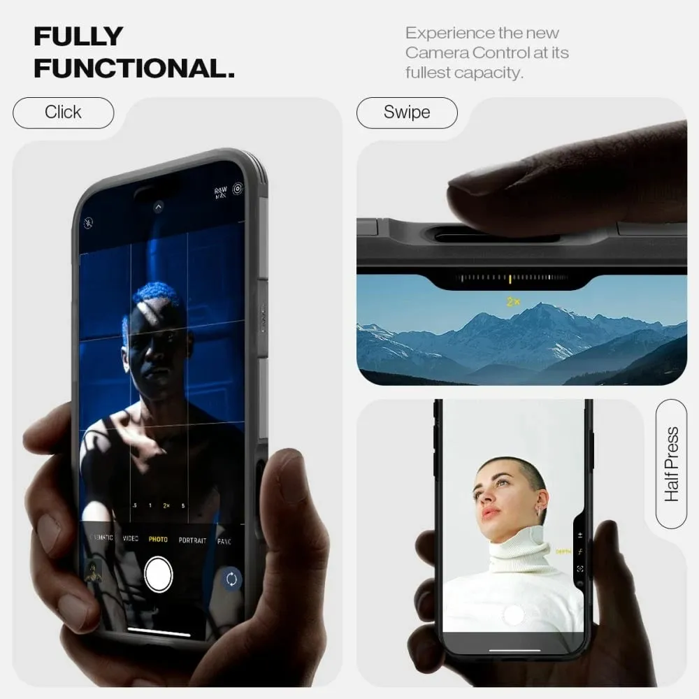 Mbrojtëse për celular iPhone 16 Pro Spigen Tough Armor T MagSafe, e zezë - 12