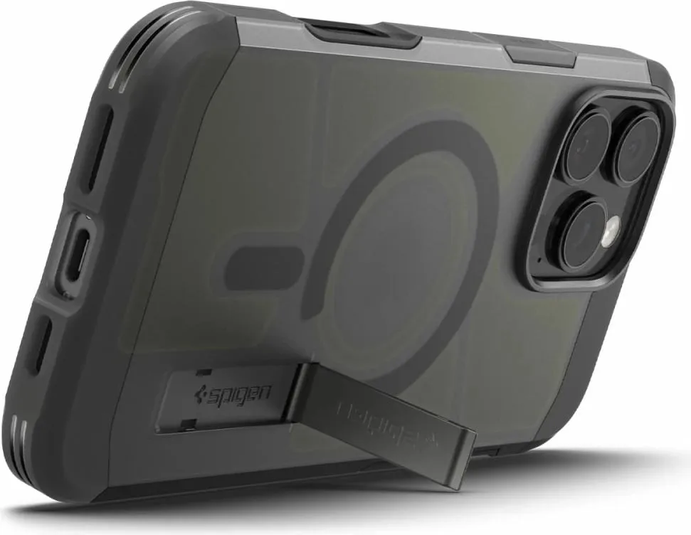 Mbrojtëse për celular iPhone 16 Pro Spigen Tough Armor T MagSafe, e zezë - 7
