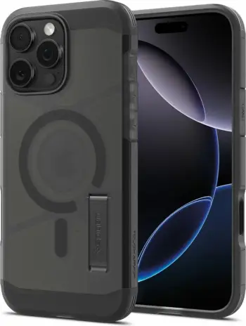 Mbrojtëse për celular iPhone 16 Pro Spigen Tough Armor T MagSafe, e zezë