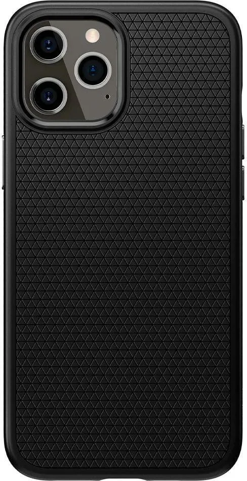 Mbështjellëse për iPhone 12/Pro Spigen Liquid Air, e zezë - 2
