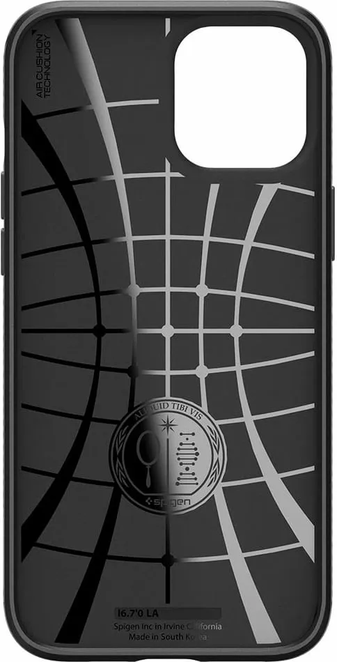 Mbështjellëse për iPhone 12/Pro Spigen Liquid Air, e zezë - 14