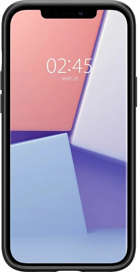 Mbështjellëse për iPhone 12/Pro Spigen Liquid Air, e zezë - 15