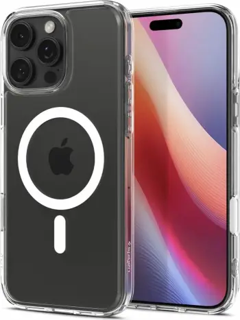 Mbështjellës Spigen Ultra Hybrid Mag me MagSafe për iPhone 16 Pro, Bardhë