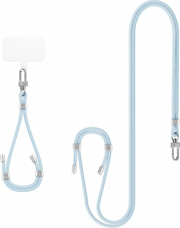 Set litarësh universal Spigen, Crossbody & Wrist Strap, ConTag Pad, kaltër - 9