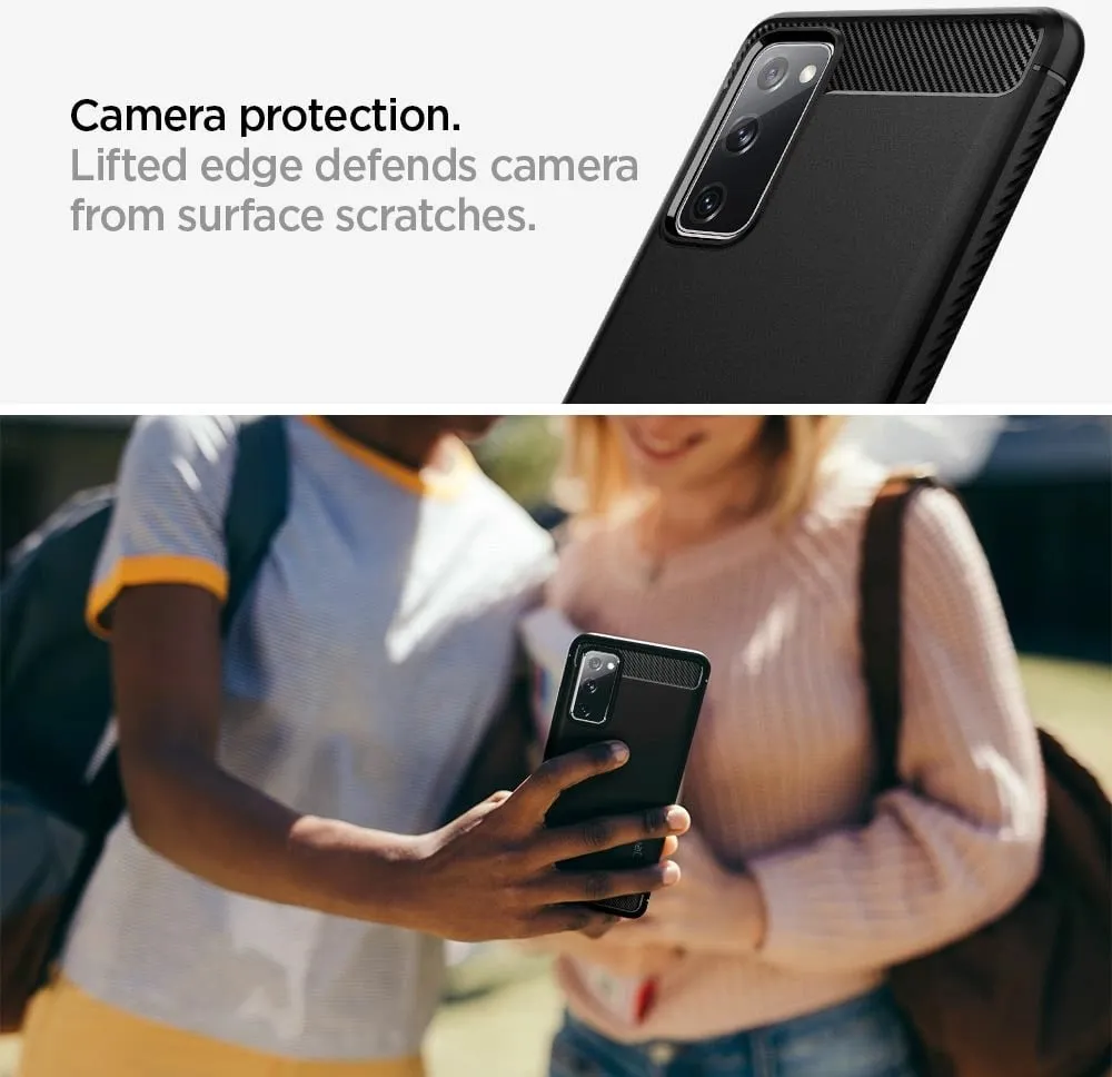 Mbështjellëse për Samsung Galaxy S20 FE/FE 5G Spigen Rugged Armor, e zezë - 12