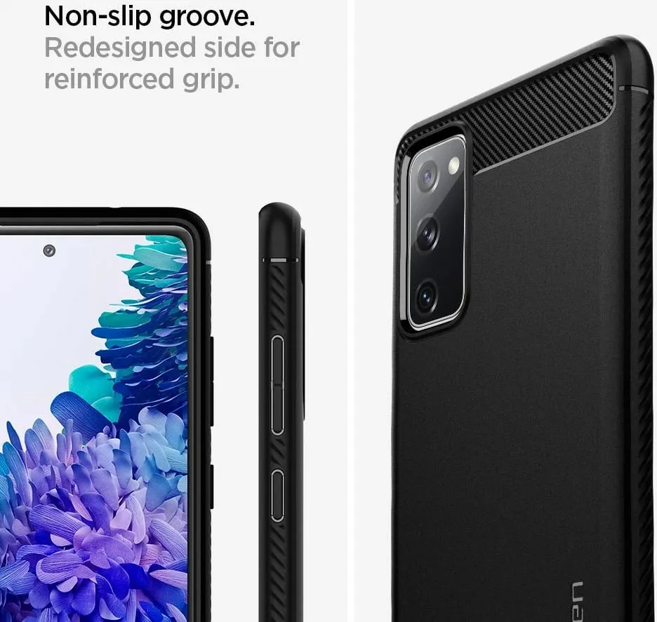 Mbështjellëse për Samsung Galaxy S20 FE/FE 5G Spigen Rugged Armor, e zezë - 9