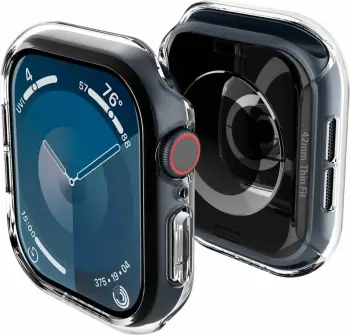 Mbështjellës Spigen Thin Fit për Apple Watch 10, 42mm, Transparent