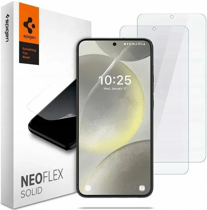 Mbrojtës ekrani Spigen Neo Flex Solid HD, 2 copë, për Samsung Galaxy S24, transparent - 1