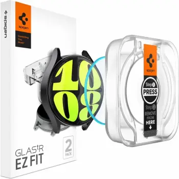 Xham i temperuar Spigen Glas.tR EZ Fit për Samsung Galaxy Watch 7, 40 mm, 2 copë