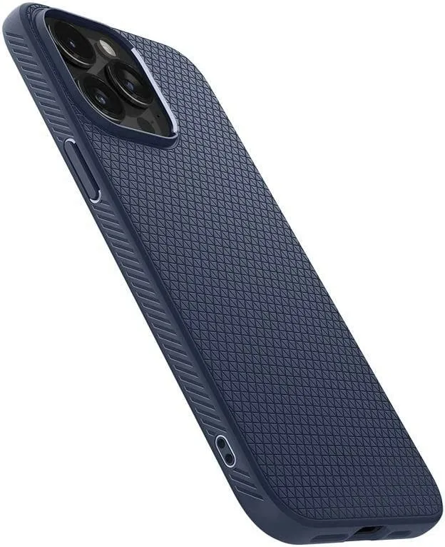 Mbështjellës Spigen Liquid Air për iPhone 15 Pro Max, Blu - 2